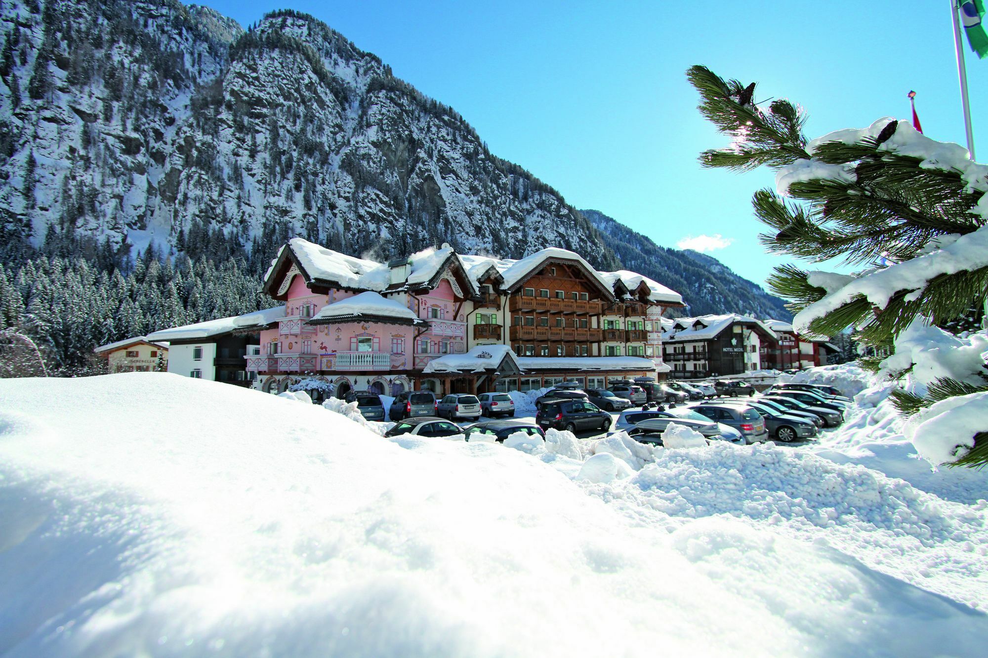 Hotel Soreghes Gran Chalet Campitello di Fassa Eksteriør bilde